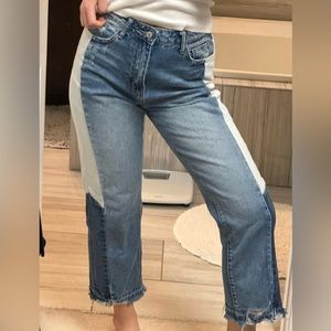Vervet two tone jeans